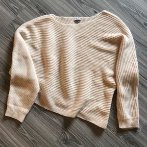 Off the shoulder heavy sweater